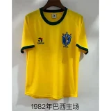 Brazil 1982 home soccer jerseys 