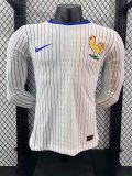 Player Version 2024 France Away Long Sleeve Jersey