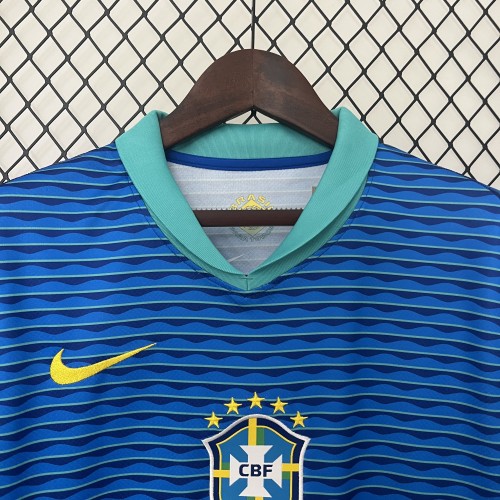 2024 Brazil away soccer jersey