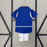 2002 Brazil away retro kids kit