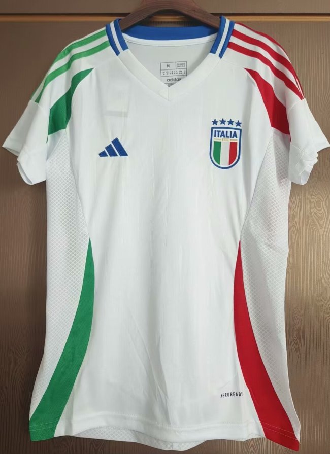 2024 Italy away white woman jersey