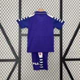 1998-99 fiorentina home retro kids kits