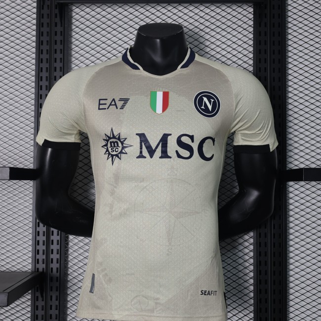2024-25 Naples player version white special edition(The player version is more slim fit, it is recommended to buy one size larger)