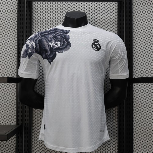 2024-25 Real Madrid Y3 white player version (The player version is more slim fit, it is recommended to buy one size larger)