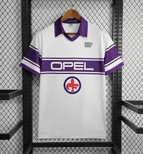 Retro 1984-85 ACF Fiorentina Away White Jersey