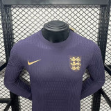 england 2024 dark blue away long sleeve player version S-3XL