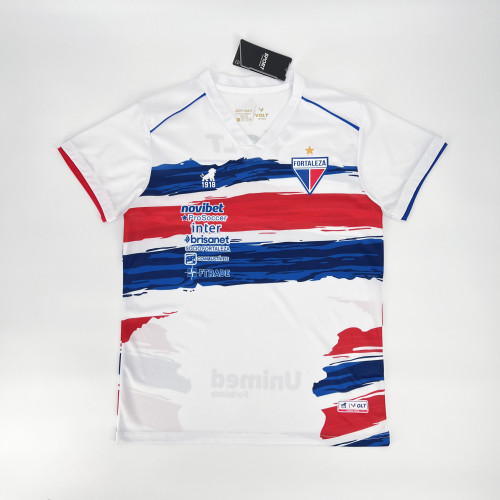 2024-25 Fortaleza white and blue soccer jersey