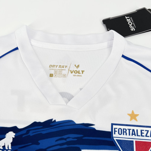 2024-25 Fortaleza white and blue soccer jersey