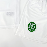 2024-25 Sporting Lisbon white kids kit