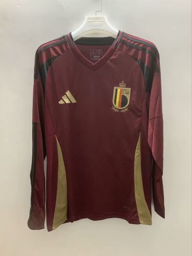 belgium 2024 home long sleeve S-3XL