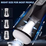 Fully automatic aircraft cup deep throat adult decompression toy cup adult male masturbation vent cup sex toy