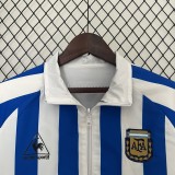 2024 Argentina blue and white Reversible windbreaker