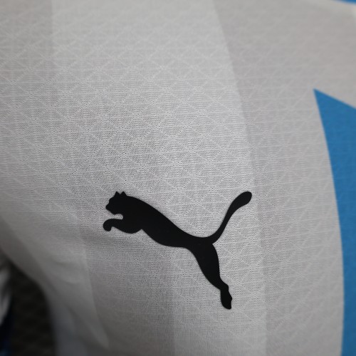 2024-25 Marseille home player version(The player version is more slim fit, it is recommended to buy one size larger)