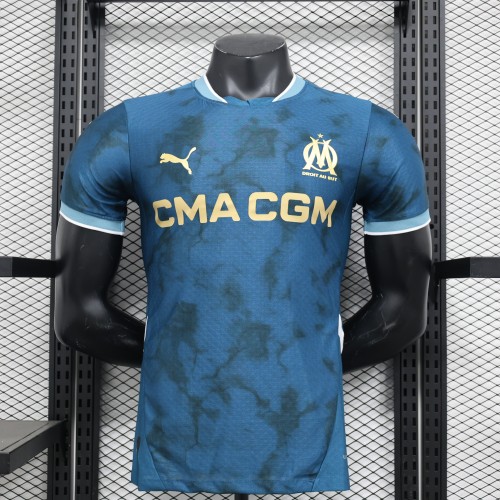 2024-25 Marseille away player version(The player version is more slim fit, it is recommended to buy one size larger)