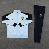 france 2024 light blue Jacket Sets