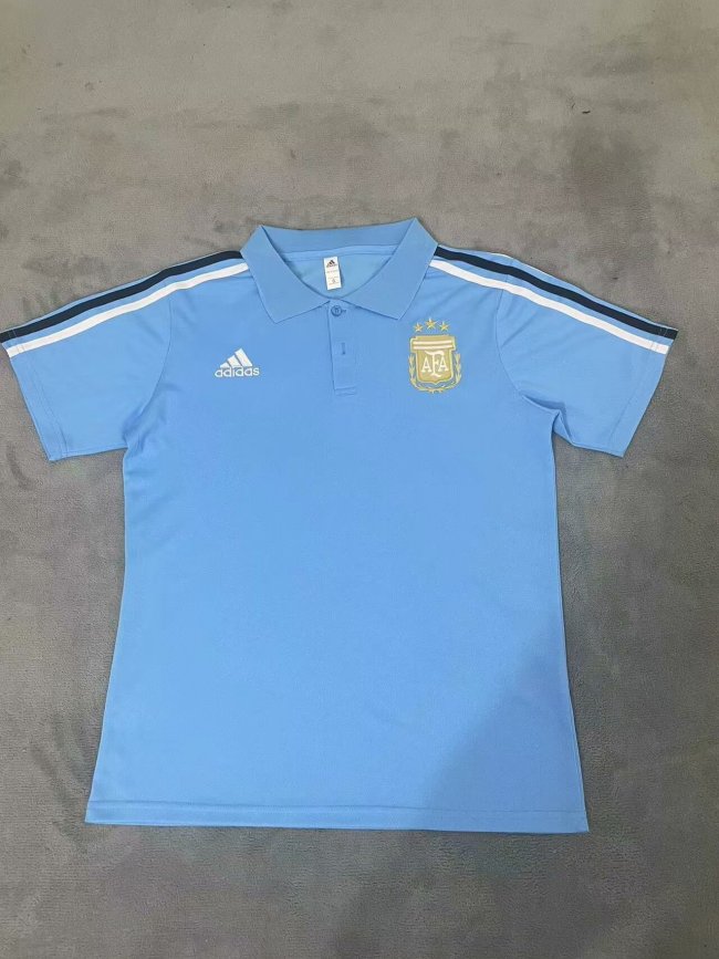 Argentina 2024 blue polo shirt