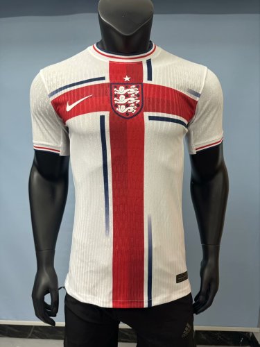 Player Version 2024 England Flag Concept(The player version is more slim fit, it is recommended to buy one size larger)