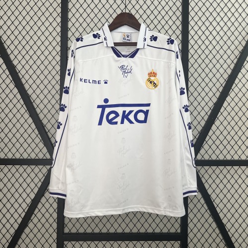 1994-96 Real Madrid home long sleeve retro jersey