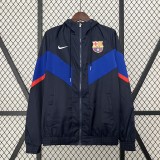2024-25 Barcelona Dark blue windbreaker