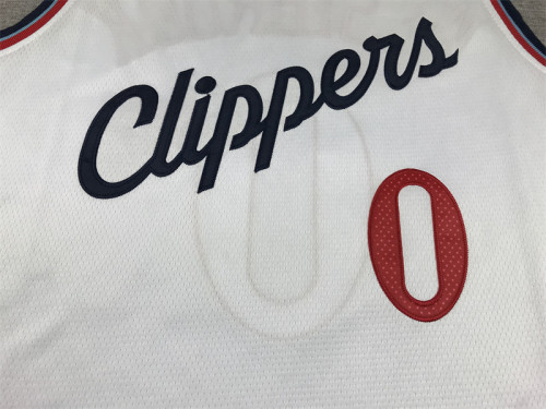 24th season Clippers white jersey series