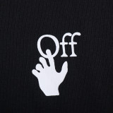 2076* OFF-WHITE pure cotton T-shirt