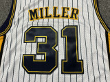 Pacers Retro No. 31 Miller White Jersey