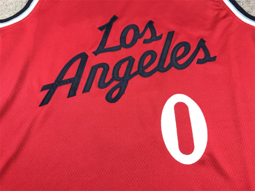 24th season Clippers red jersey series