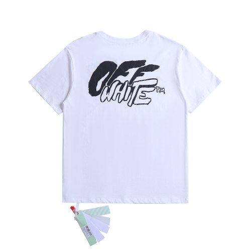2146* OFF-WHITE pure cotton T-shirt