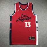 24th season Clippers red jersey series