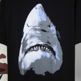 Givenchy classic GVC shark print round neck short-sleeved T-shirt