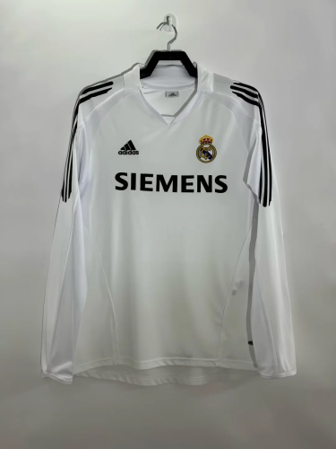 Retro Real Madrid 2005-06 home long sleeves