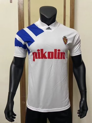 1992-93 Zaragoza home retro jersey