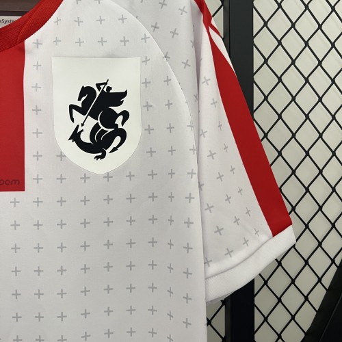 2024 Georgia home white soccer jersey