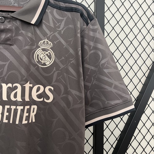 Real Madrid 2024-25 third black soccer jerseys