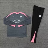 paris saint germain 2024 dark gray training suit