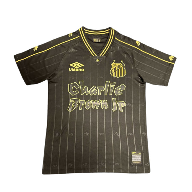 2024-25 Santos Charlie Brown Jr Special Black Jersey