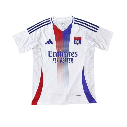 2024-25 Lyon home soccer jersey
