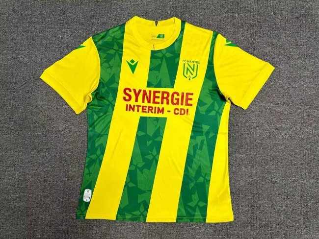 nantes 2024-25 home soccer jerseys