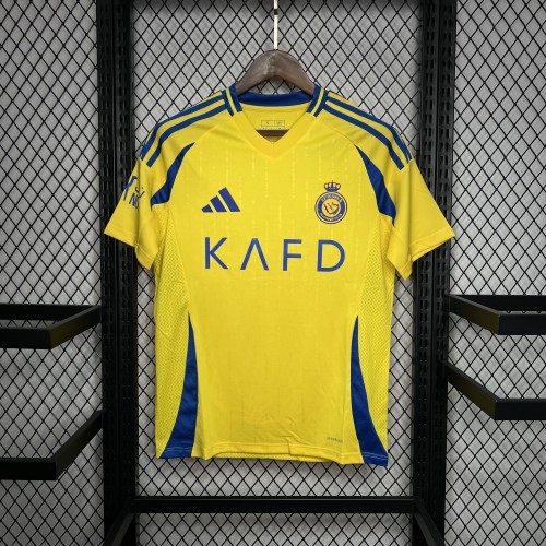 2024-25 Al-Nassr home soccer jersey