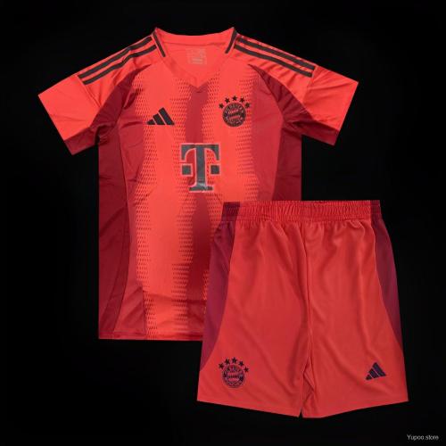 2024-25 Bayern home kids kit