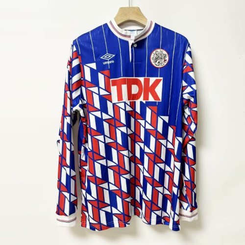 Retro Ajax 1989-90 away long sleeves