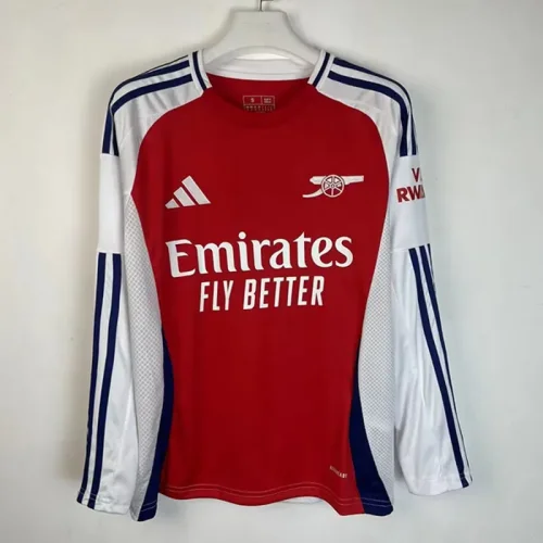 2024-25 arsenal home long sleeves jersey