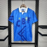 1991-93 Brazil away retro jersey