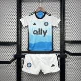 2024-25 Charlotte FC home kids kit