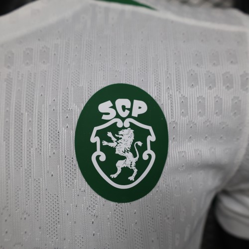 2024-25 Sporting Lisbon Away player version(The player version is more slim fit, it is recommended to buy one size larger)
