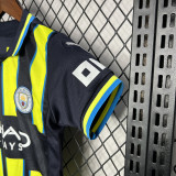 2024-25 Manchester City away kids kit
