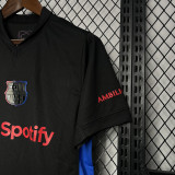 2024-25 Barcelona away black  jersey