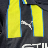 2024-25 Manchester City away kids kit