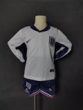 2024 England home long sleeve kids kit