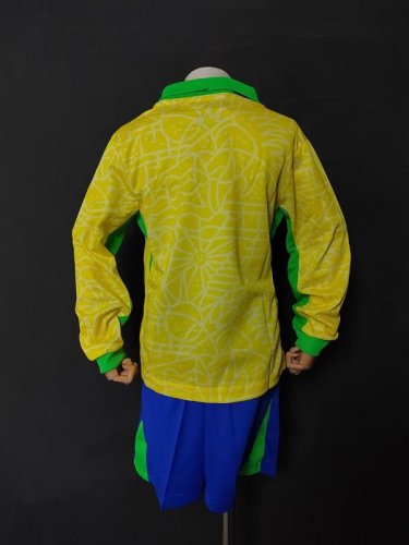 2024 Brazil home long sleeve kids kit